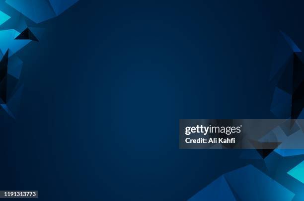 abstract geometric network technology background - origami background stock illustrations