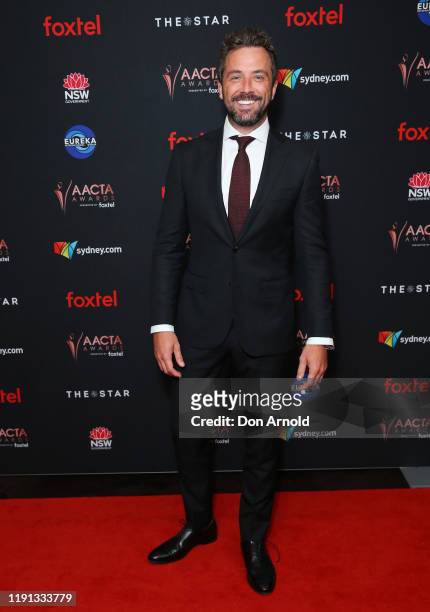 Darren McMullen attends the 2019 AACTA Awards Presented by Foxtel | Industry Luncheon at The Star on December 02, 2019 in Sydney, Australia.