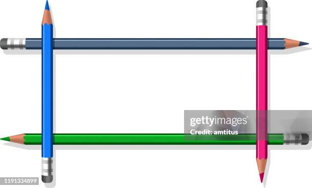 Color Pencil Frame 268 Colored Pencil Frame Stock Photos, High-Res Pictures, and Images ...