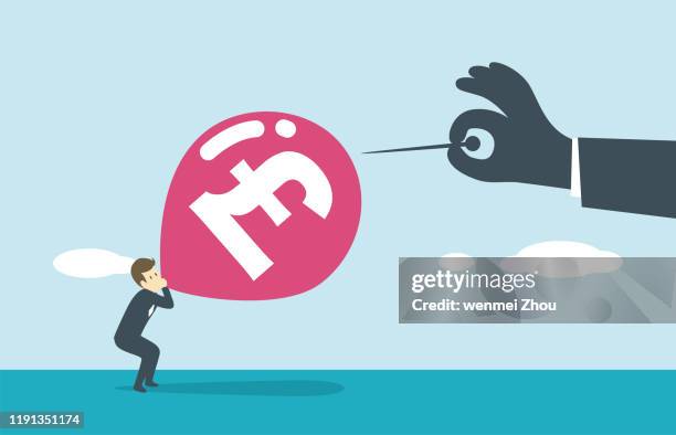demolished - bubble gum bubble stock illustrations