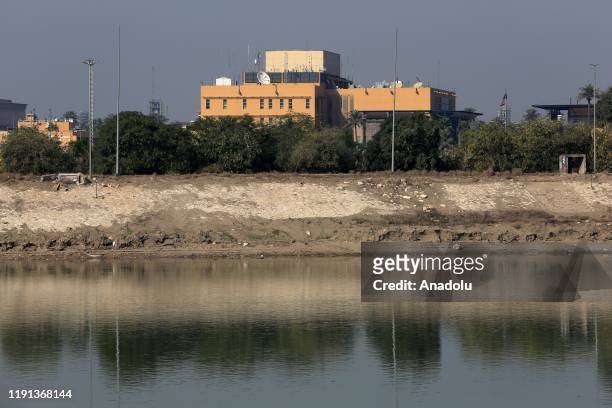 Embassy building in Baghdad is seen after U.S. Urged American citizens to leave Iraq immediately in the aftermath of an airstrike that killed a top...