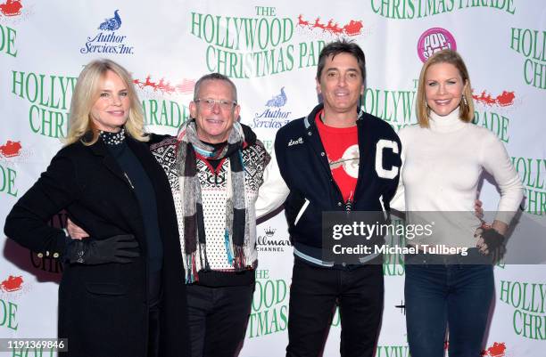 Actors Jennifer Runyon Corman, Willie Ames, Scott Baio and Josie Davis attend the 88th annual Hollywood Christmas Parade on December 01, 2019 in...