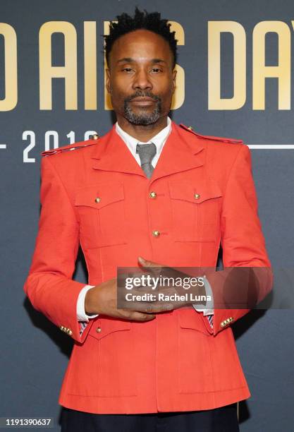 Billy Porter attends "Keep the Promise" 2019 World AIDS Day Concert In Los Angeles at The Wilshire Ebell Theatre on December 01, 2019 in Los Angeles,...