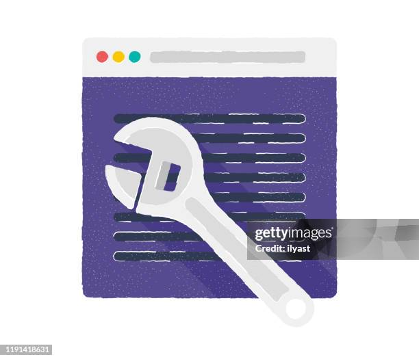 responsive web flat doodle icon design - cloud transformation stock illustrations