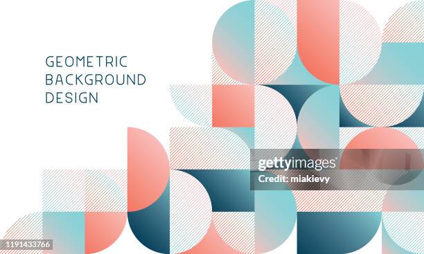 stockillustraties, clipart, cartoons en iconen met moderne geometrische abstracte achtergrond - abstraction