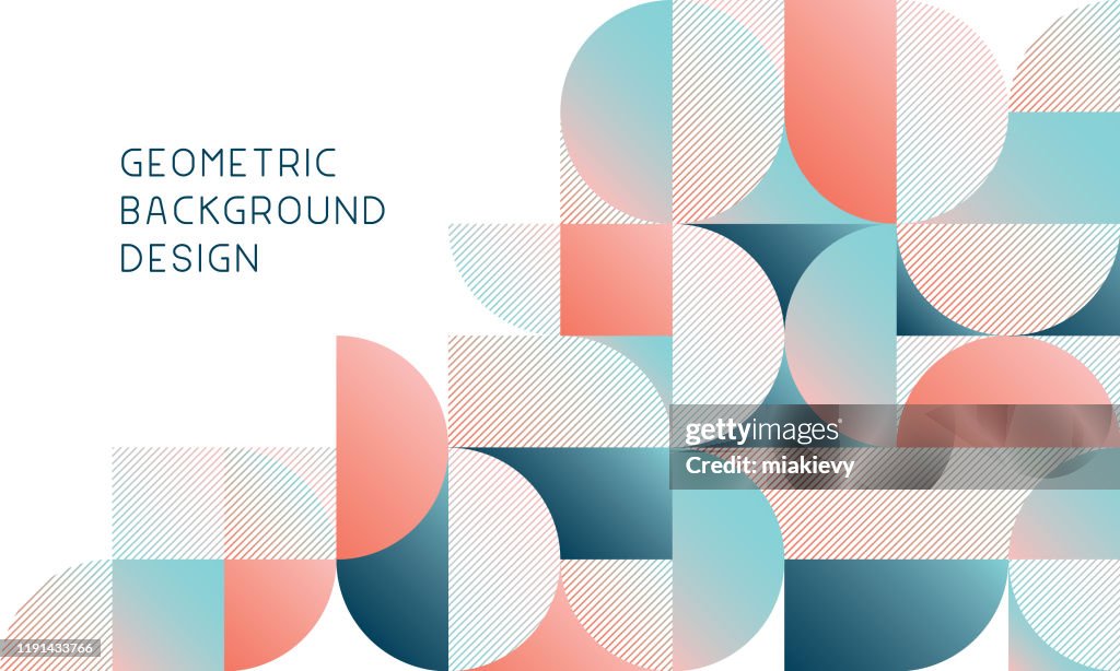 Modern geometric abstract background