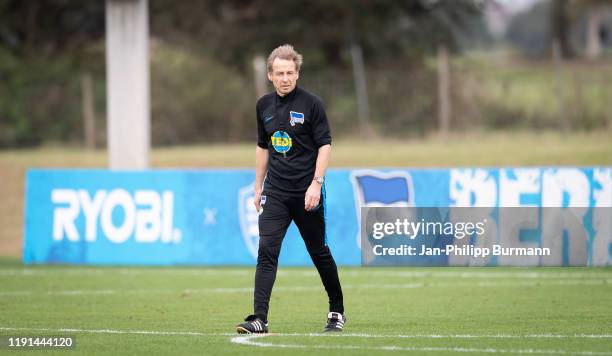 Coach Juergen Klinsmann of Hertha BSC during the training on january 3, 2020 in Orlando, Florida.