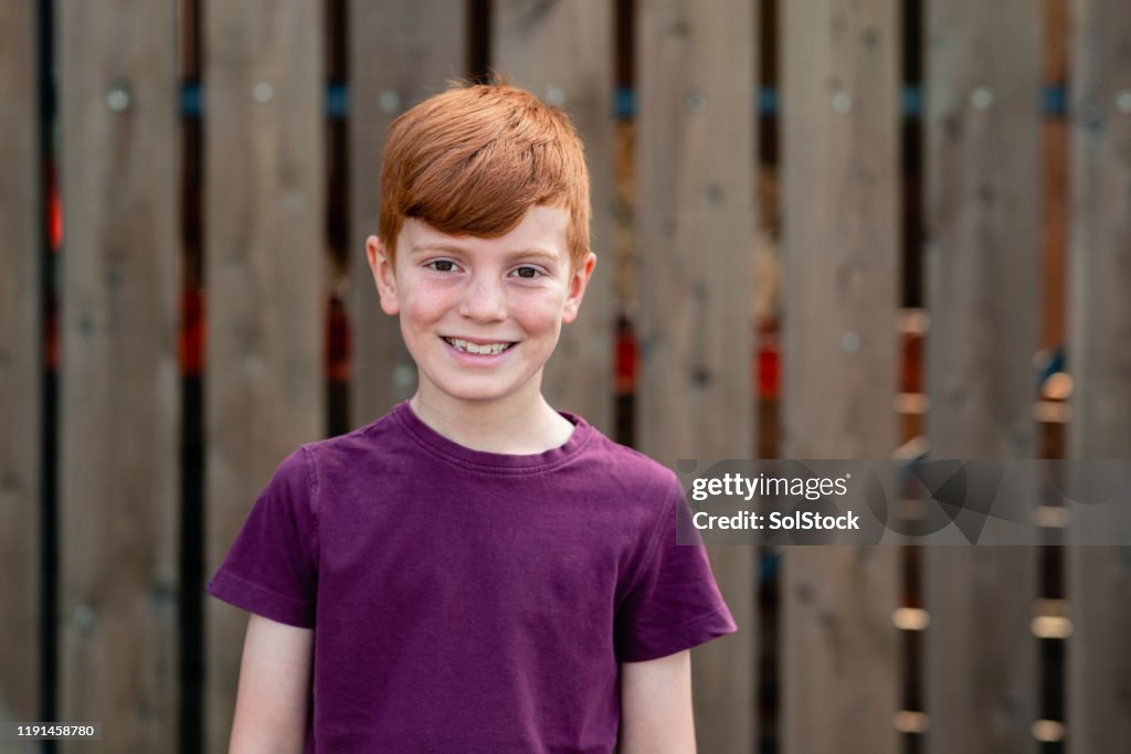 Young Redhead Boy