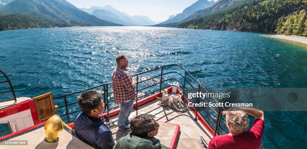 Cruising in Waterton Lakes National Park, Canada