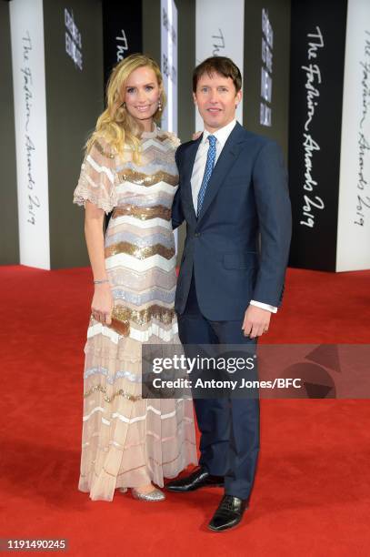 Lady Sofia Wellesley and James Blunt attend The Fashion Awards 2019 after party held at Royal Albert Hall on December 02, 2019 in London, England.