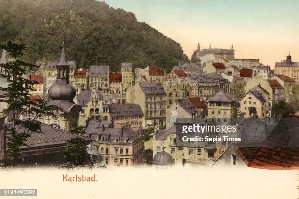 Buildings in Karlovy Vary Karlovy Vary Region, Karlsbad, Czech Republic.