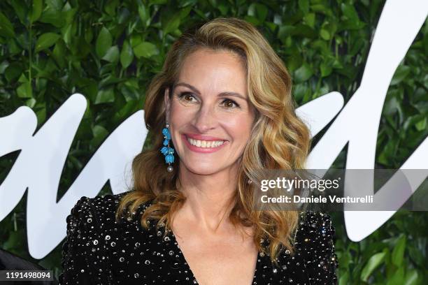 Julia Roberts arrives at The Fashion Awards 2019 held at Royal Albert Hall on December 02, 2019 in London, England.