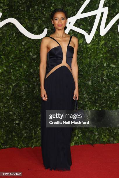 Gugu Mbatha-Raw arrives at The Fashion Awards 2019 held at Royal Albert Hall on December 02, 2019 in London, England.