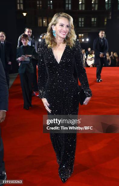 Julia Roberts arrives at The Fashion Awards 2019 held at Royal Albert Hall on December 02, 2019 in London, England.