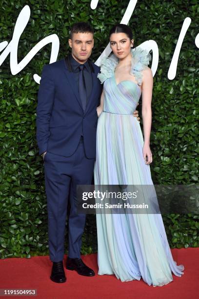 Liam Payne and Maya Henry arrive at The Fashion Awards 2019 held at Royal Albert Hall on December 02, 2019 in London, England.