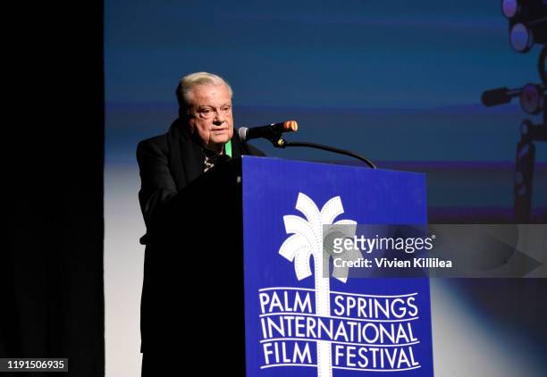 Chairman of the Palm Springs International Film Festival Harold Matzner attends the Opening Night Screening of "An Almost Ordinary Summer" at the...