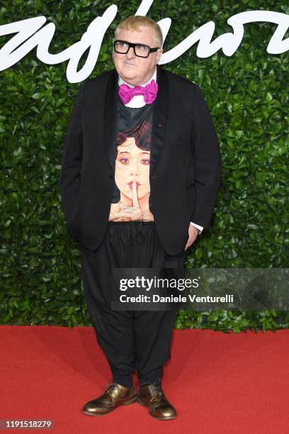 Alber Elbaz arrives at The Fashion Awards 2019 held at Royal Albert Hall on December 02, 2019 in London, England.