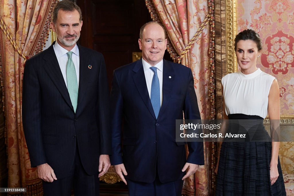 Spanish Royals Receive COP25 Participants At The Royal Palace