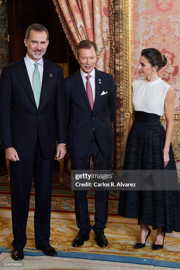 Spanish Royals Receive COP25 Participants At The Royal Palace