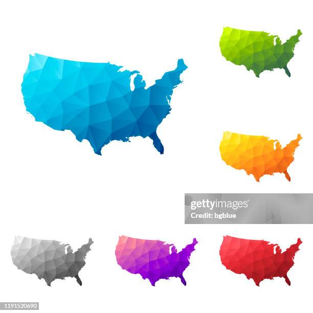 558 Low Poly Us Map Stock Photos, High-Res Pictures, and Images - Getty ...