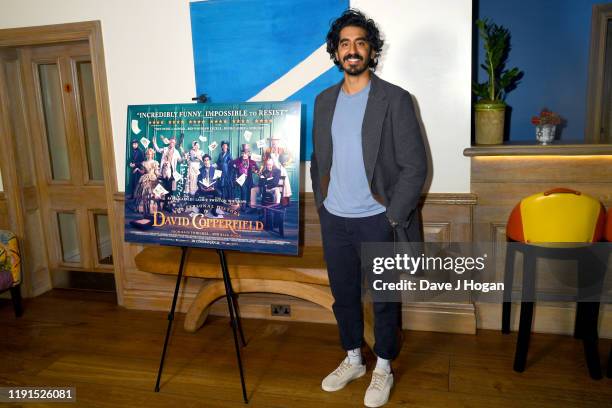 Dev Patel attends "The Personal History of David Copperfield" Screening at Soho Hotel on December 02, 2019 in London, England.