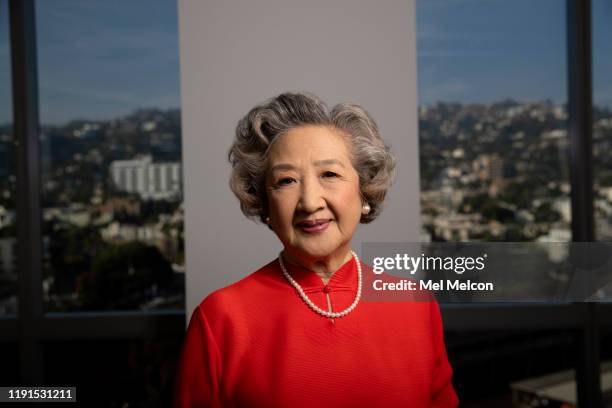 Actress Zhao Shuzhen is photographed for Los Angeles Times on November 11, 2019 in Los Angeles, California. PUBLISHED IMAGE. CREDIT MUST READ: Mel...