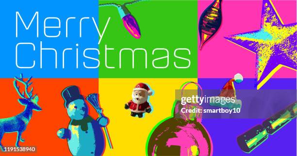 christmas tree baubles - christmas cracker stock illustrations