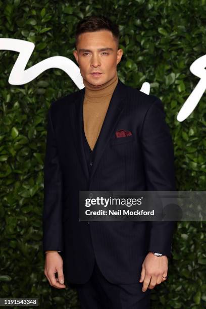 Ed Westwickarrives at The Fashion Awards 2019 held at Royal Albert Hall on December 02, 2019 in London, England.