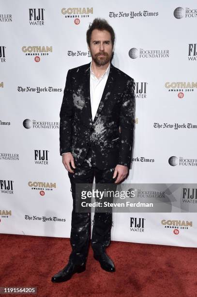 Sam Rockwell attends the 2019 IFP Gotham Awards at Cipriani Wall Street on December 02, 2019 in New York City.