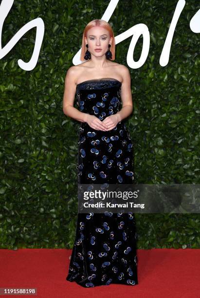 Zara Larsson attends The Fashion Awards 2019 at the Royal Albert Hall on December 02, 2019 in London, England.