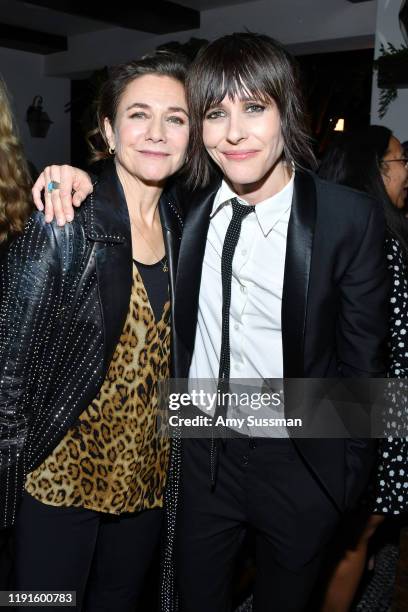Executive producer Ilene Chaiken and actress Kate Moennig attend the after party for the premiere of Showtime's "The L Word: Generation Q" at Hotel...
