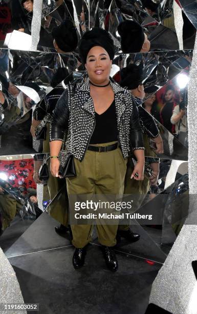 YouTube personality Patrick Starrr attends the VIP opening night for the Dumpling & Associates pop-up art exhibition at ROW DTLA on December 02, 2019...
