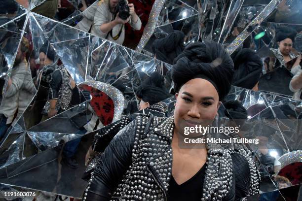 YouTube personality Patrick Starrr attends the VIP opening night for the Dumpling & Associates pop-up art exhibition at ROW DTLA on December 02, 2019...