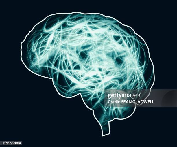 confused brain - schizophrenia stock pictures, royalty-free photos & images