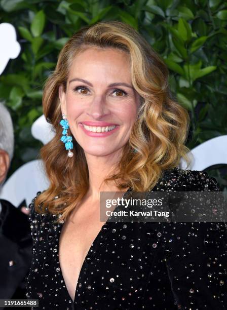 Julia Roberts attends The Fashion Awards 2019 at the Royal Albert Hall on December 02, 2019 in London, England.