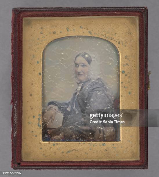 Portrait of an Elderly Woman in Matron Cap, William Edward Kilburn , 1852Ð1855, Daguerreotype, hand-colored