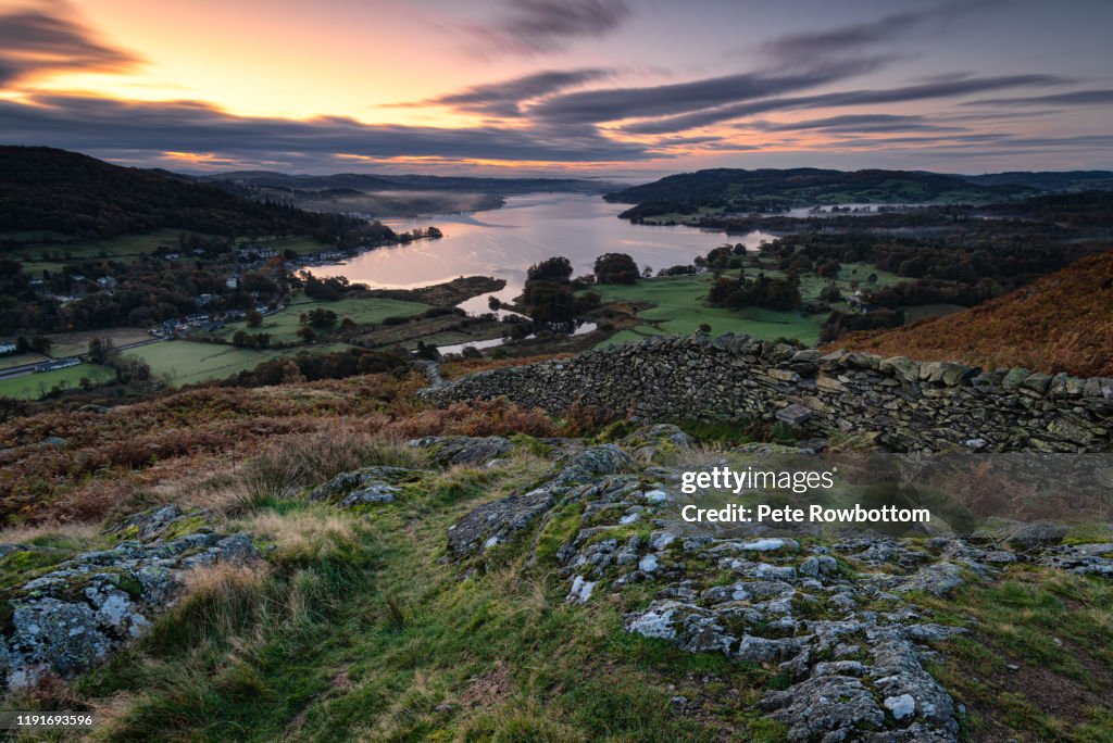 Sunrise over Windermere