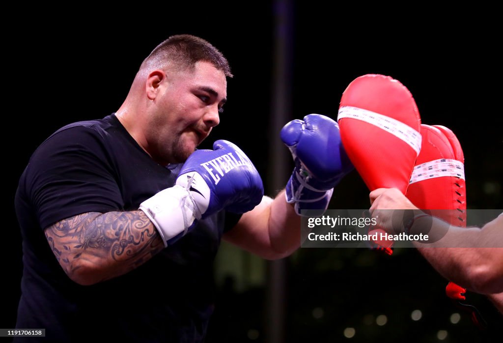 Andy Ruiz Jr v Anthony Joshua 2 - Public Work Out