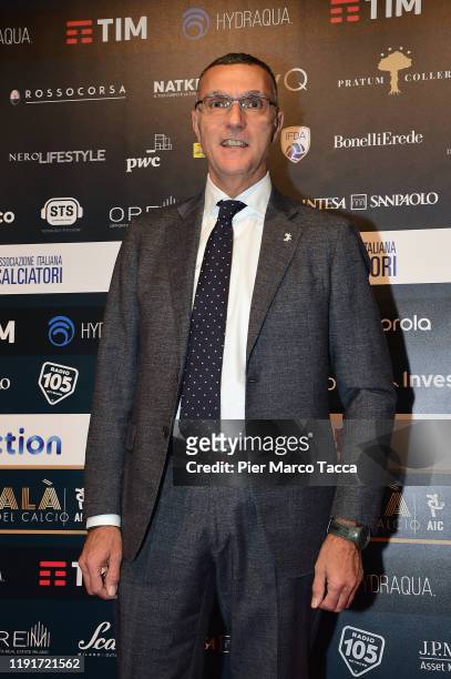 Giuseppe Bergomi attends the 'Oscar del Calcio AIC' Italian Football Awards on December 2, 2019 in Milan, Italy.