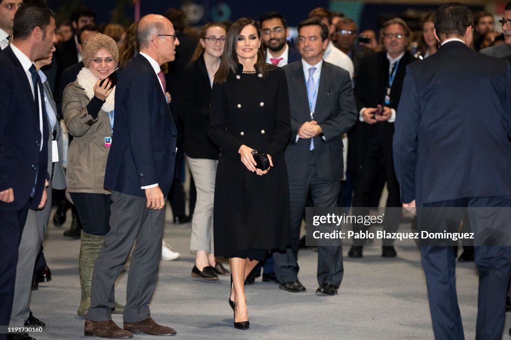 Queen Letizia Of Spain Attends The COP25 In Madrid