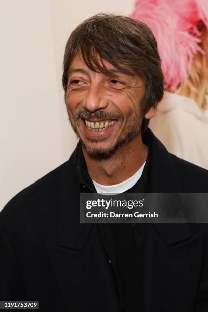 Pierpaolo Piccioli attends A Magazine curated by Pierpaolo Piccioli launch cocktail at Galerie Thaddaeus Ropac on December 03, 2019 in London,...