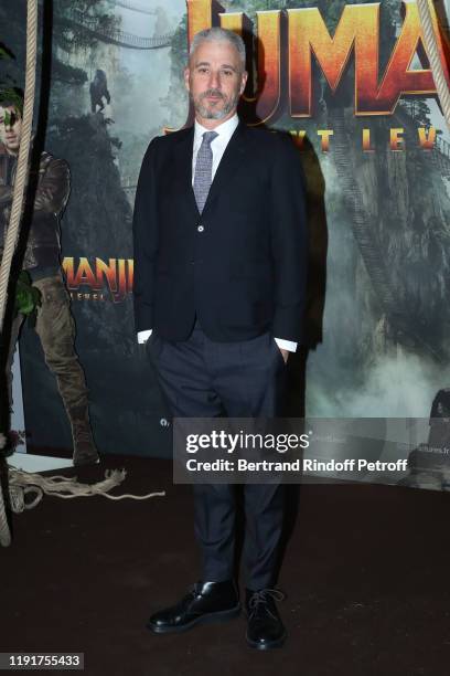Producer of the movie Matt Tolmach attends the photocall of the "Jumanji : Next Level" film at le Grand Rex on December 03, 2019 in Paris, France.