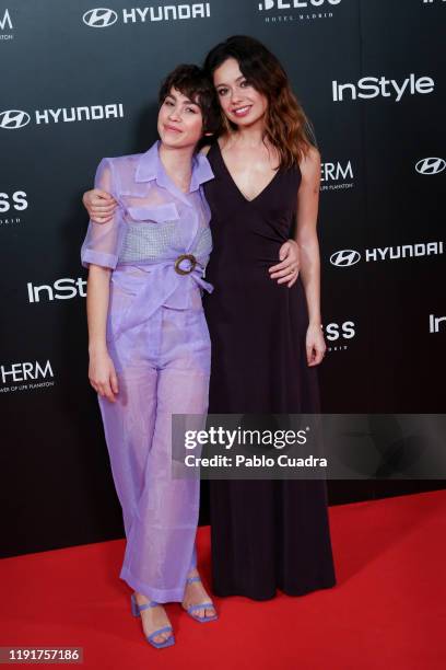 Spanish actresses Greta Fernandez and Anna Castillo attend the InStyle 15th anniversary party at Bless Hotel on December 03, 2019 in Madrid, Spain.