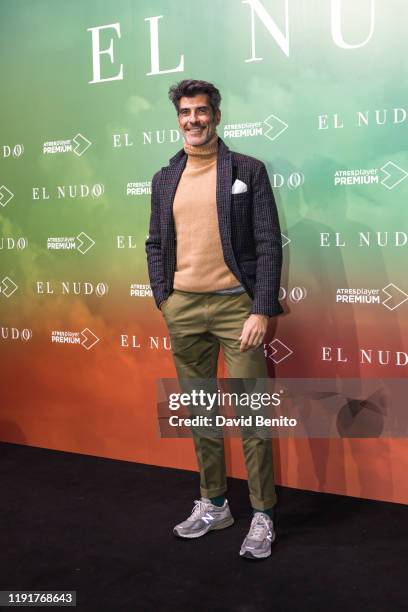 Jorge Fernandez attends "El Nudo" presentation by Atresmedia on December 3, 2019 in Madrid, Spain.