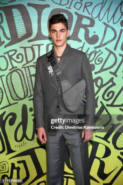 Hero Fiennes Tiffin attends the Dior Men's Fall 2020 Runway Show on December 03, 2019 in Miami, Florida.