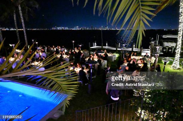 View of ICA Miami's Annual Artists' Dinner with W & Surface Magazine's during Art Basel on December 03, 2019 in Miami, Florida.