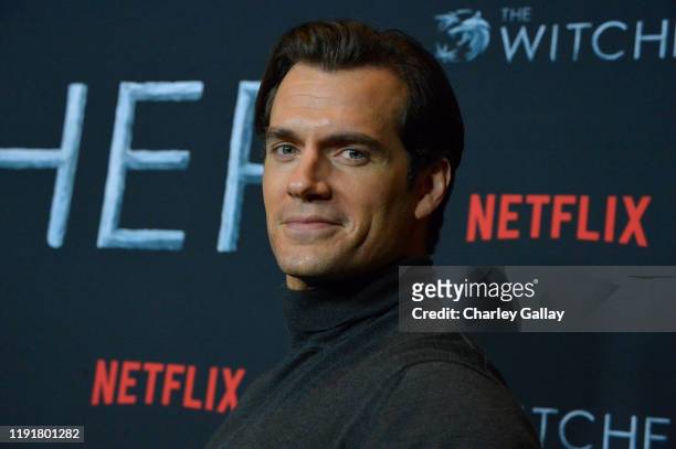 Henry Cavill attends Netflix The Witcher LA Fan Experience at the Egyptian Theatre on December 03, 2019 in Los Angeles, California.