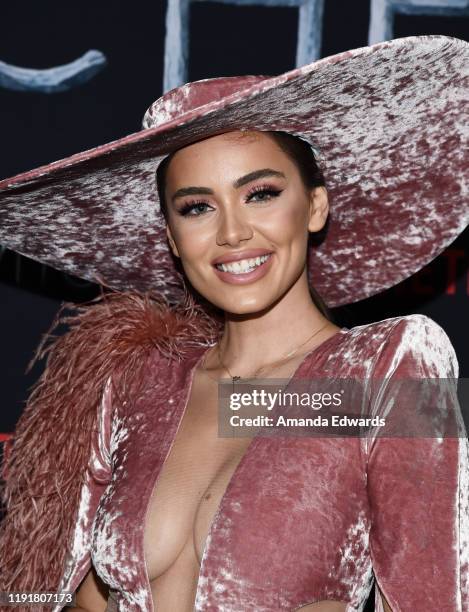 Lorena Haliti attends the photocall for Netflix's "The Witcher" Season 1 at the Egyptian Theatre on December 03, 2019 in Hollywood, California.