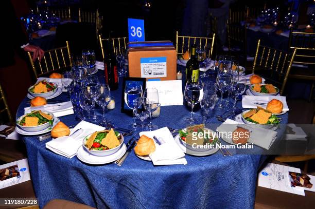 View of the 15th Annual UNICEF Snowflake Ball 2019 at Cipriani Wall Street on December 03, 2019 in New York City.
