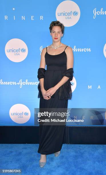 Emma Kathleen Ferrer at the 15th Annual UNICEF Snowflake Ball 2019 at 60 Wall Street Atrium on December 03, 2019 in New York City.